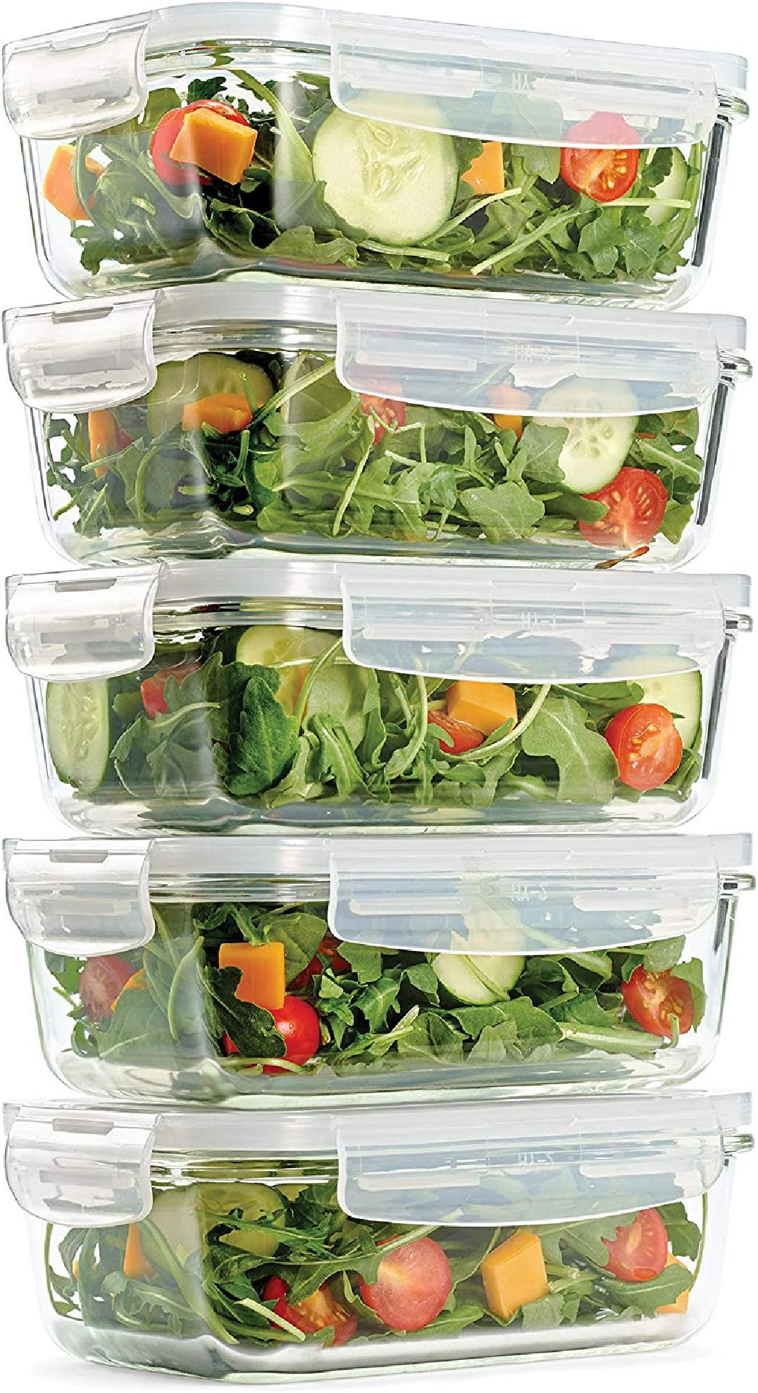 Prep & Savour Calynne 10 Container Food Storage Set