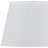 White Faux Silk Plain Drum Lamp Shade