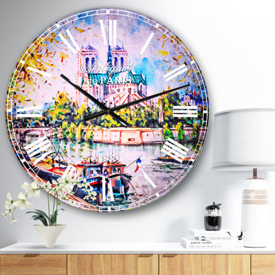 Swigart Metal Wall Clock