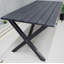 Edgerton Rectangular Pine Solid Wood Outdoor Dining Table-38420789-86134655