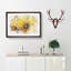 Yellow Coneflowers Watercolour - Picture Frame Graphic Art-56881987-56881991