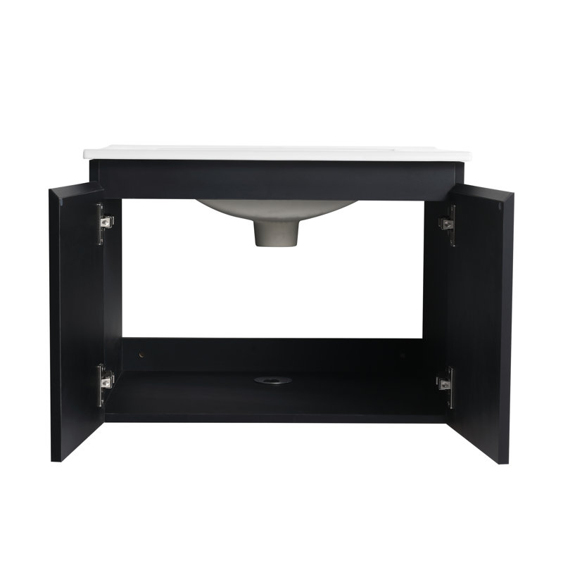 Ensemble de meuble-lavabo simple 24 po avec céramique