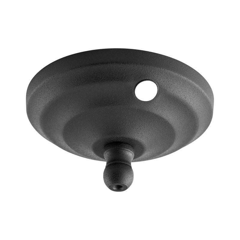 Bowl Ceiling Medallion, Noir