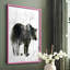 Reproduction encadrée d'ours totem - bois massif-916274464-916274467