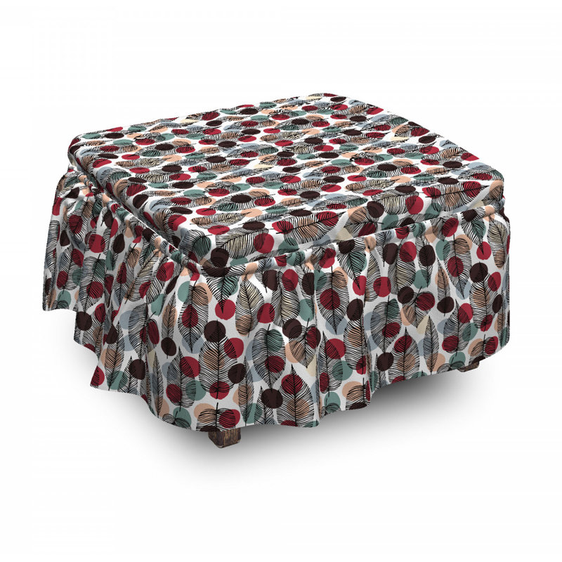 Housse pour repose-pieds pois dot
