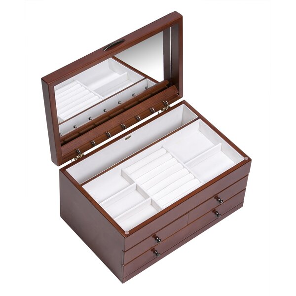 Charlton Home® Wood Jewelry Box + & Reviews | Wayfair