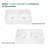 33*18*10" Ceramic White Kitchen Sink - Double Basin, Heat , Stain Scratch Rust , Fashionable Design Basin Preeminent