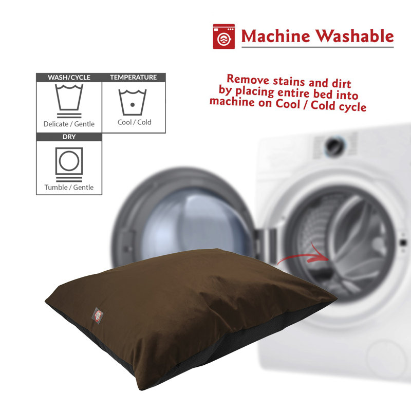 Coussin pour chien Villa Majestic, Espresso, Grand (l 46 po x P 35 po x H 7 po)