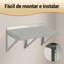 Stainless Steel Wall Mounted Shelving Unit-1296794544