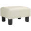 Repose-pieds avec repose-pieds HOMcom, petit tabouret avec revêtement en tissu de lin et pieds en plastique, repose-pieds cubique,-121254710
