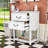 Retro Palace Bathroom Vanity: Timeless Elegance with Functional Storage-2045833557