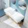 35.4" L X 17.7" W X 4.7" D Wall-Mount Bathroom Sink Solid Surface Material