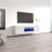 Floating 70.9" Modern TV Stand with Electric Fireplace, High Gloss Finish, Wall-Mounted-71337405