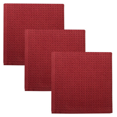 Cotton Waffle Dish Cloth Kitchen Towel