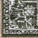 Dazzle Vintage Bohemian Floral Green Rug
