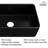Pure Single Bowl Fireclay Farmhouse Kitchen Sink with Accessories-79207455-90977391