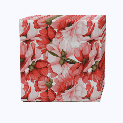 100% Cotton Floral Square Napkin