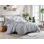 Ensemble d'édredon en jacquard à franges 3 pièces 100% coton Swift Home Rukai