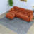 Compression Cozy Sectionals Chenille 3 Seat Modern L Shape For Home