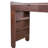 Walnut 31 Makeup Vanity With Hidden Mirror, 3 Colors Led Lighting, And Retractable Storage For Home Organization Stylish Dressing Flip-Top Adjustable Unit In Finish-1737120747