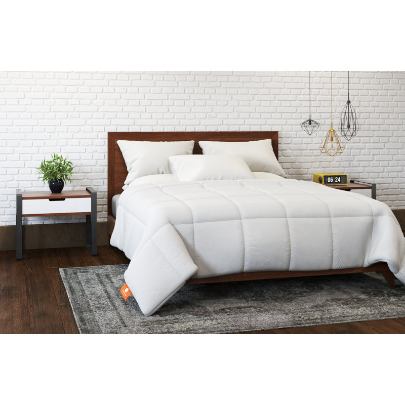 The Original Heavenly Down Alternative Hypoallergenic Microfiber Down Comforter Duvet Insert, Full, White
