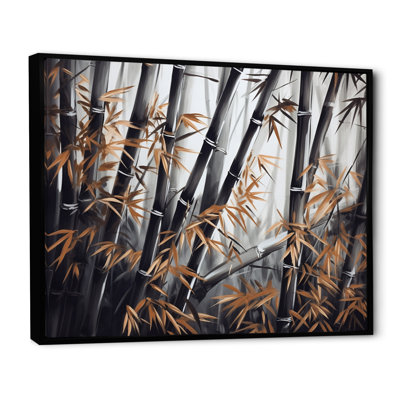 «Jaeveon Yellow Floral Bamboo Tranquility III», reproduction sur toile