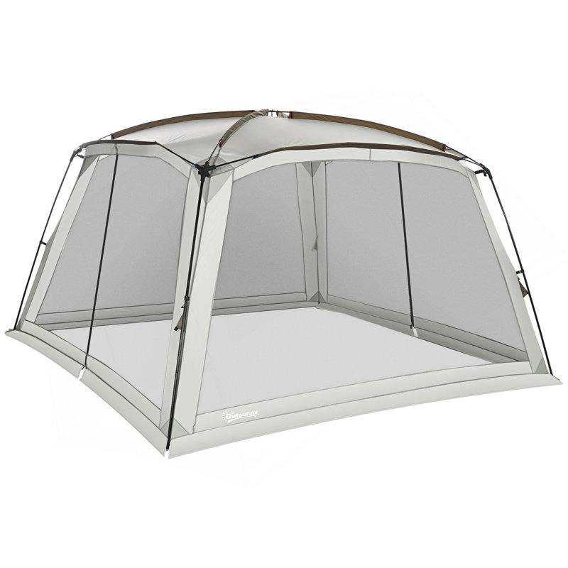 Meuble-moustiquaire 12 pi x 12 pi, tente moustiquaire UV50 + avec 2 portes et sac de transport, installation facile, pour les activités de camping en plein air