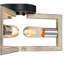 Plafonnier semi-encastré 3 lumières Taplin