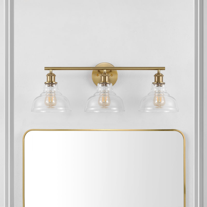 Brackenley 3 - Light Dimmable Vanity Light, Gold