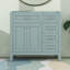 Meuble-lavabo 36 po sans lavabo moderne avec portes d'armoire-1387227718
