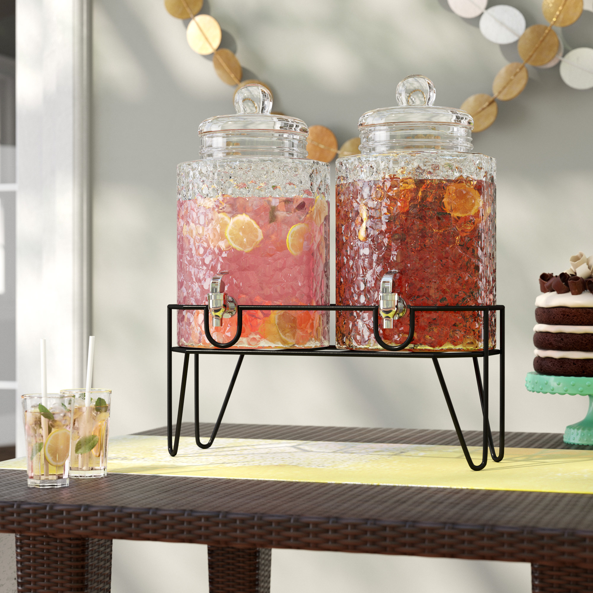 Enakshi 192 oz. Beverage Dispenser | Wayfair