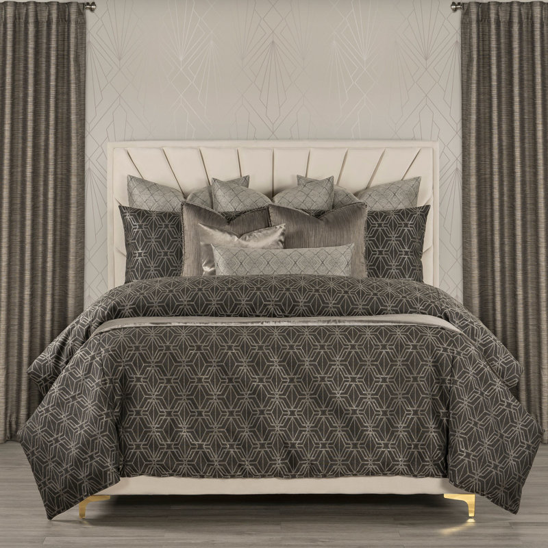 Ensemble de housse de couette et insert Jay Gatsby Art Deco, Très grand californien