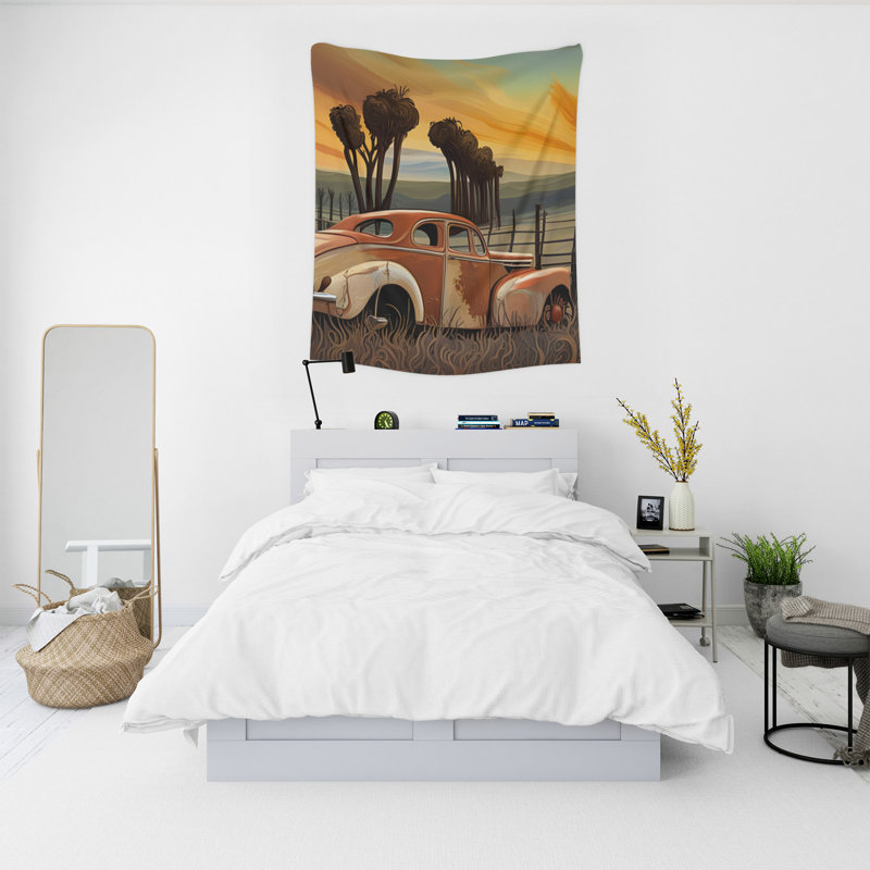 Tapisserie murale, H 88 po x l 104 po