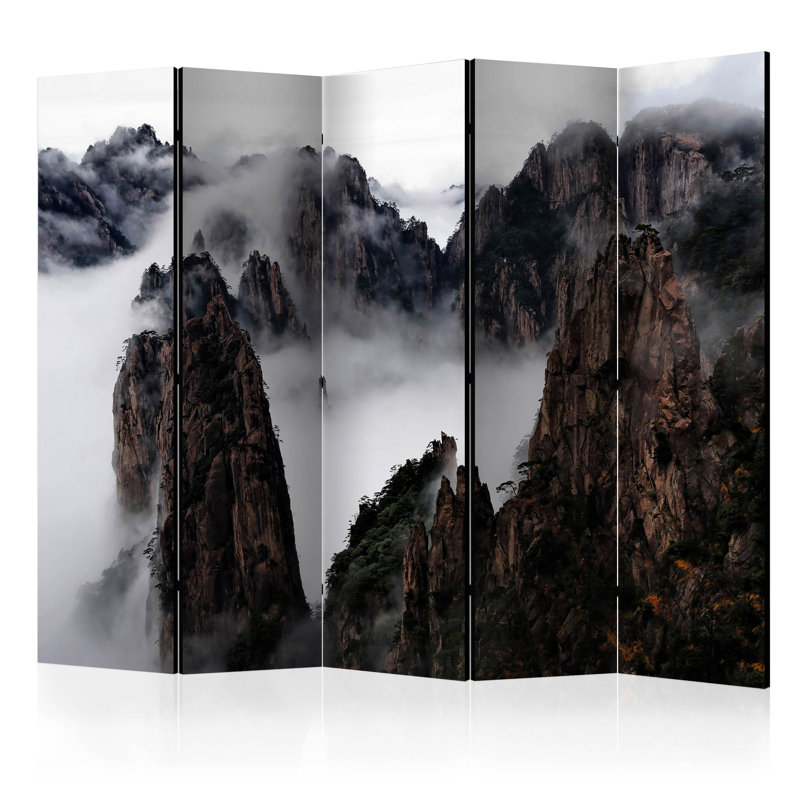 Carrington 225cm W x 172cm H 5 - Panel Folding Room Divider