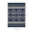 Kivett Caliente Navy and Ivory Indoor Outdoor Machine Washable Area Rug-1706871827