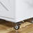 42" Modern Farmhouse Kitchen Island Cart With Wood Top & X-Design Cabinet