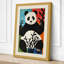 Serene Panda Garden Boho - Wrapped Canvas-770866914-770866919