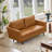 Bobur Faux Leather Living Room Loveseat Sofa-87210653