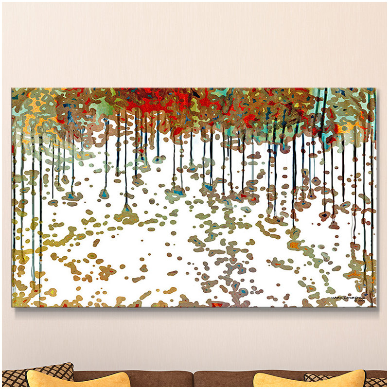 «Verse Visions III», reproduction d'art, H 18 po x l 30 po x P 1 po, Toile tendue