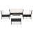 6 Piece Lounge Chair with Cushions-52889885-52889886