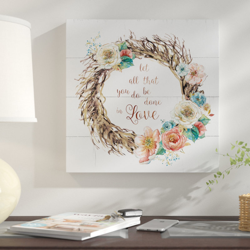 «Done in Love», impression, Toile tendue, H 16 po x l 16 po x P 1,5 po