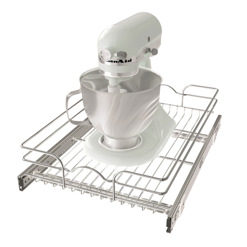 Rev-A-Shelf Kitchen Cabinet Shelf Organizer, 5WB1-2120CR-1 (2 Pack), 5.56" H x 22" W x 14.5" D