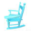 Chaise à bascule rose pour enfants - d'intérieur ou d'extérieur - convient aux enfants - durable-839234303