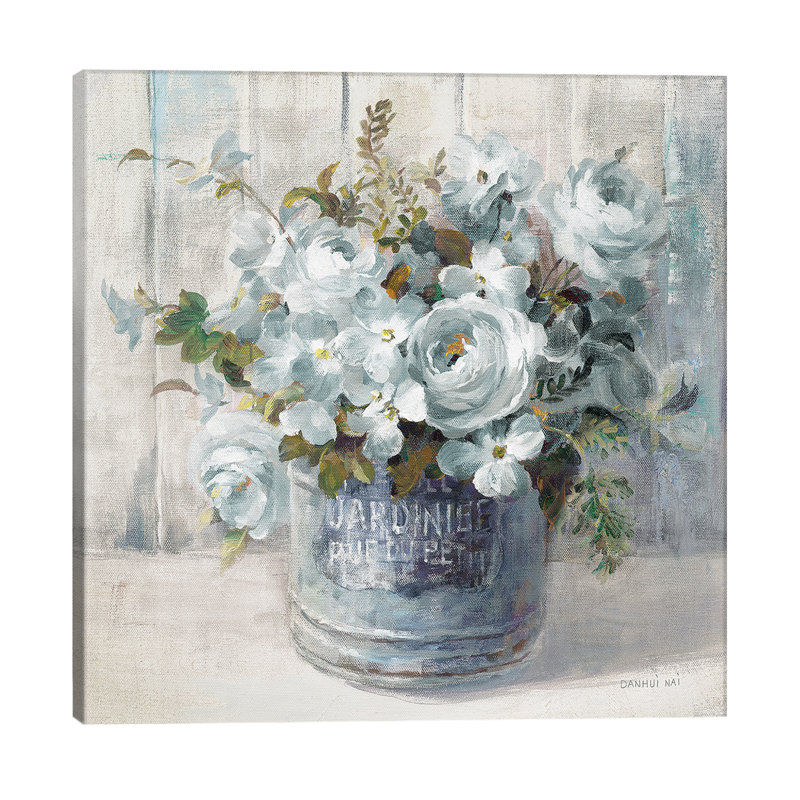 Garden Blooms I by Danhui Nai - Wrapped Canvas Giclée Art Print, 45.72 cm H x 45.72 cm W x 1.91 cm D