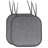 Cameron Memory Foam No Slip Back 16" x 16" Chair Pad Cushion with Ties-1230411942-1258424310