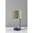 Bourke Solid Wood USB Standard Table Lamp