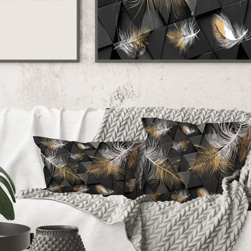Floral Throw Pillow, 18" x 18"