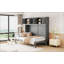 Grand lit escamotable avec armoires supérieures-1412094631-1412094298