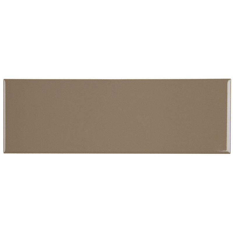 Berkeley 4" x 12" Ceramic Wall & Floor Tile, Elemental Tan