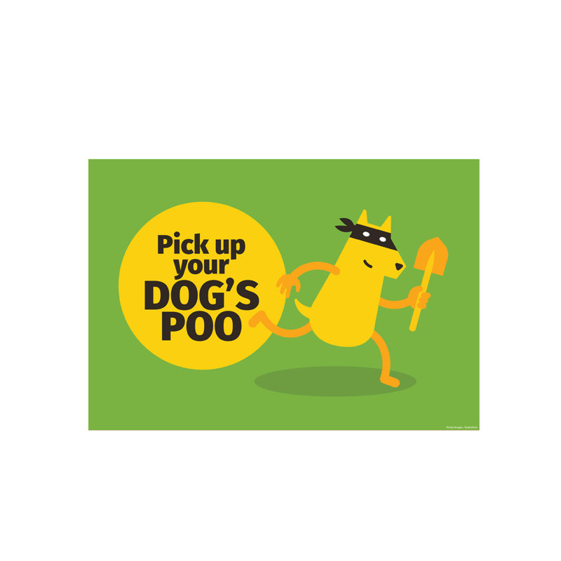 Pick Up Your Dog's Poo Yard Sign